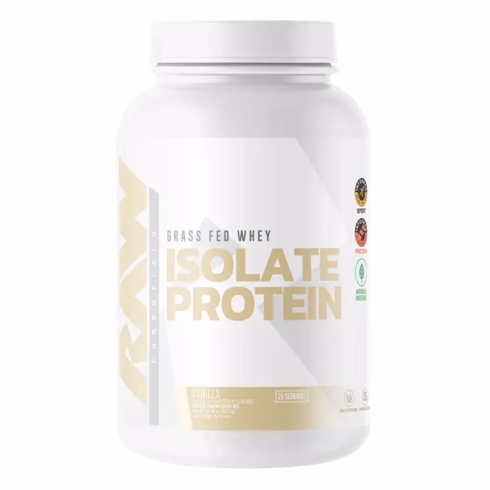 Raw Protein Whey Isolate Vanilla 1.97lb 2