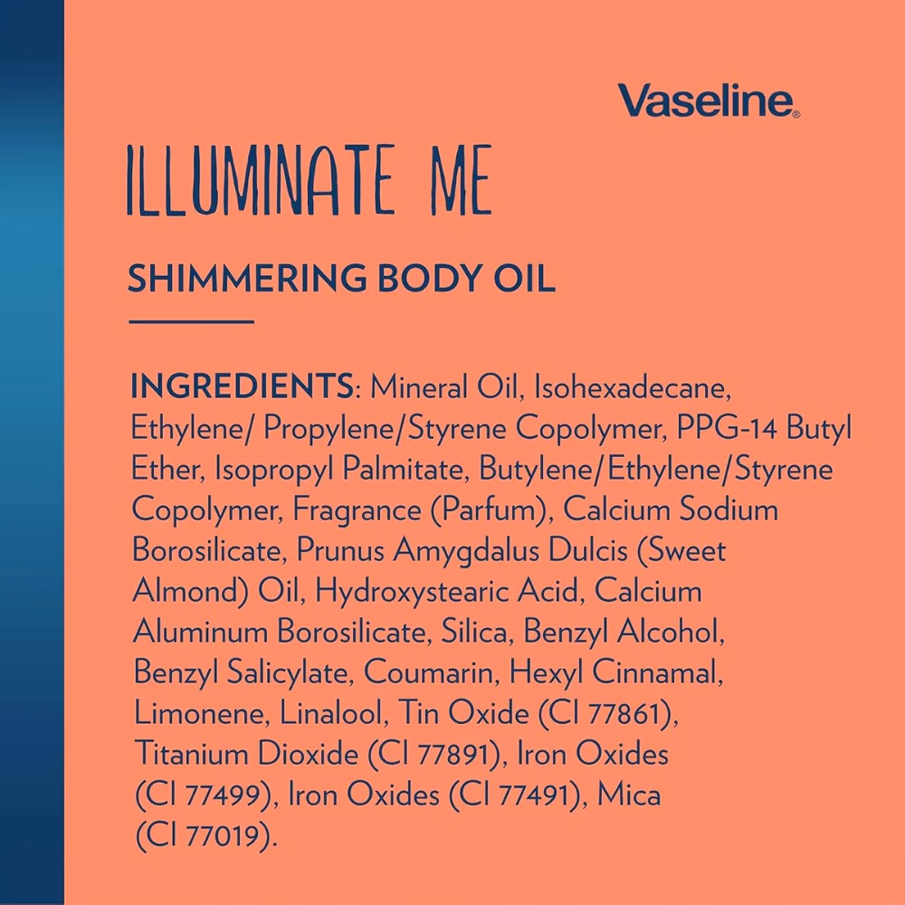 Vaseline Illuminate Me Shimmering Body Oil 97ml 3