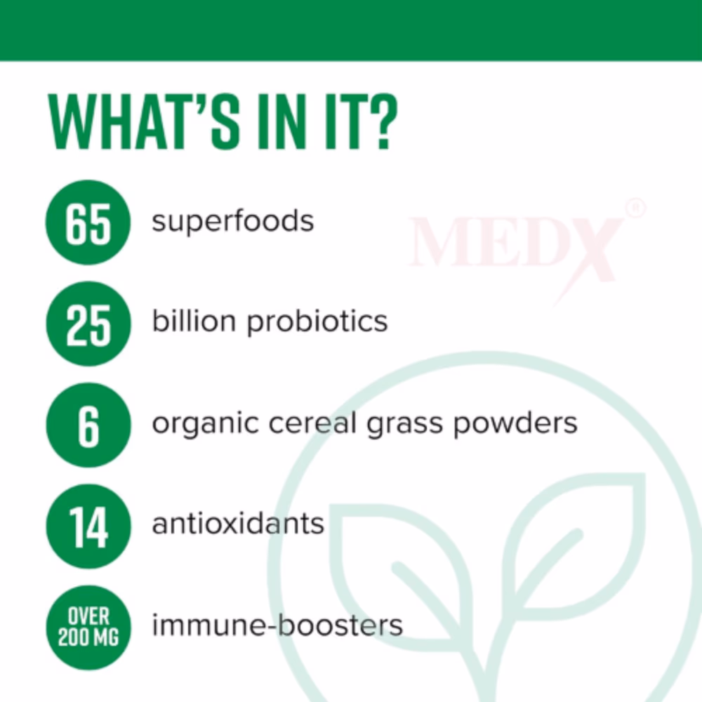 Vibrant Health Green Vibrance Superfood Powder, 337g 2