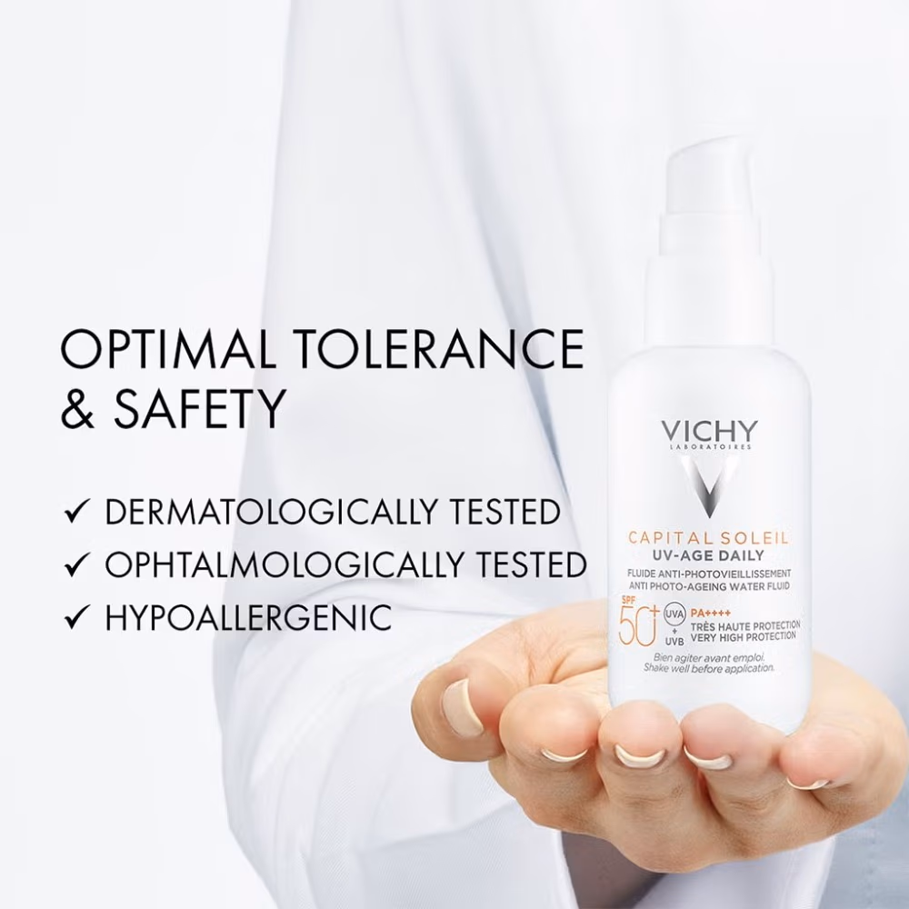 Vichy Capital Soleil SPF 50+ Age Daily Water Fluid 40ml 3