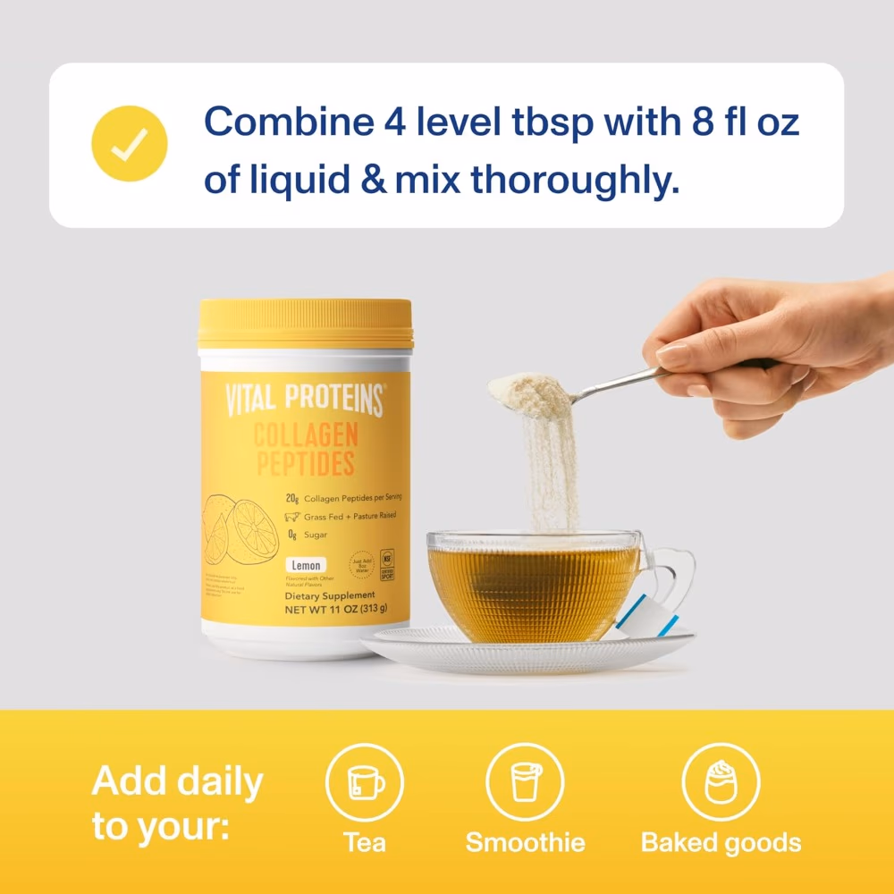 Vital Protein Collagen Peptides Lemon Flavor 313gm 5