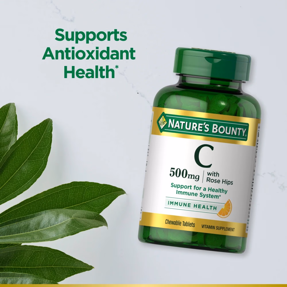 Nature’s Bounty Vitamin C 500mg 90 Chewable Tablets 3
