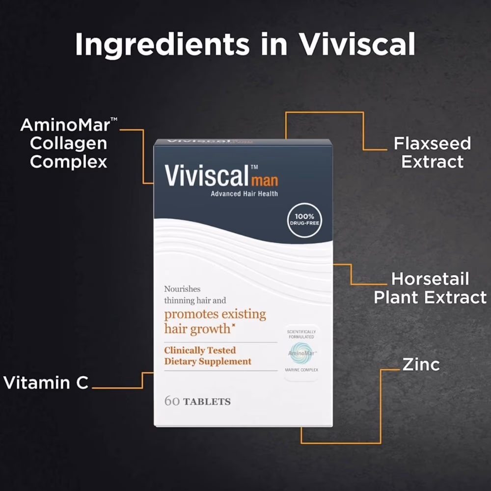 Viviscal Man Hair Growth Supplement 60 Tabs 4