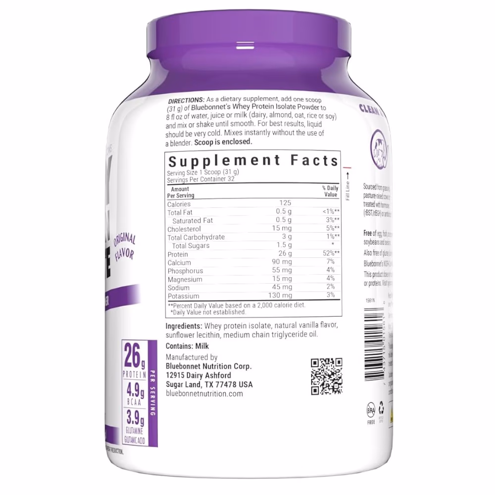 Bluebonnet WP Isolate 2.2lb Original 2