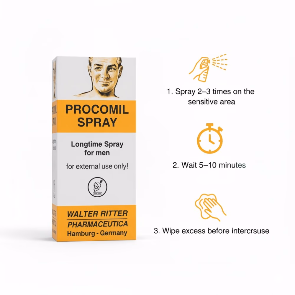 Procomil Spray 45ml – Maximum Stamina & Long-Lasting Delay Spray for Men 4
