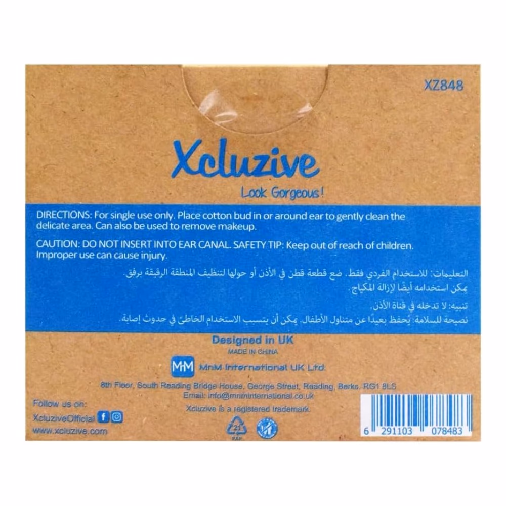 Xcluzive Bamboo Stem Cotton Buds 200 pcs 2