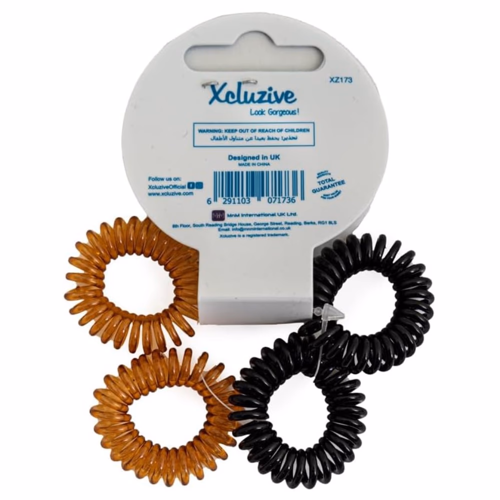 Xcluzive Coiled Ponytailers Small 4S 4