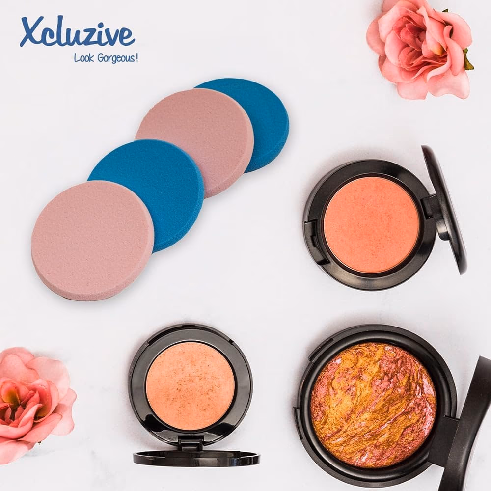 Xcluzive Latex Cosmetic Sponges Round 2
