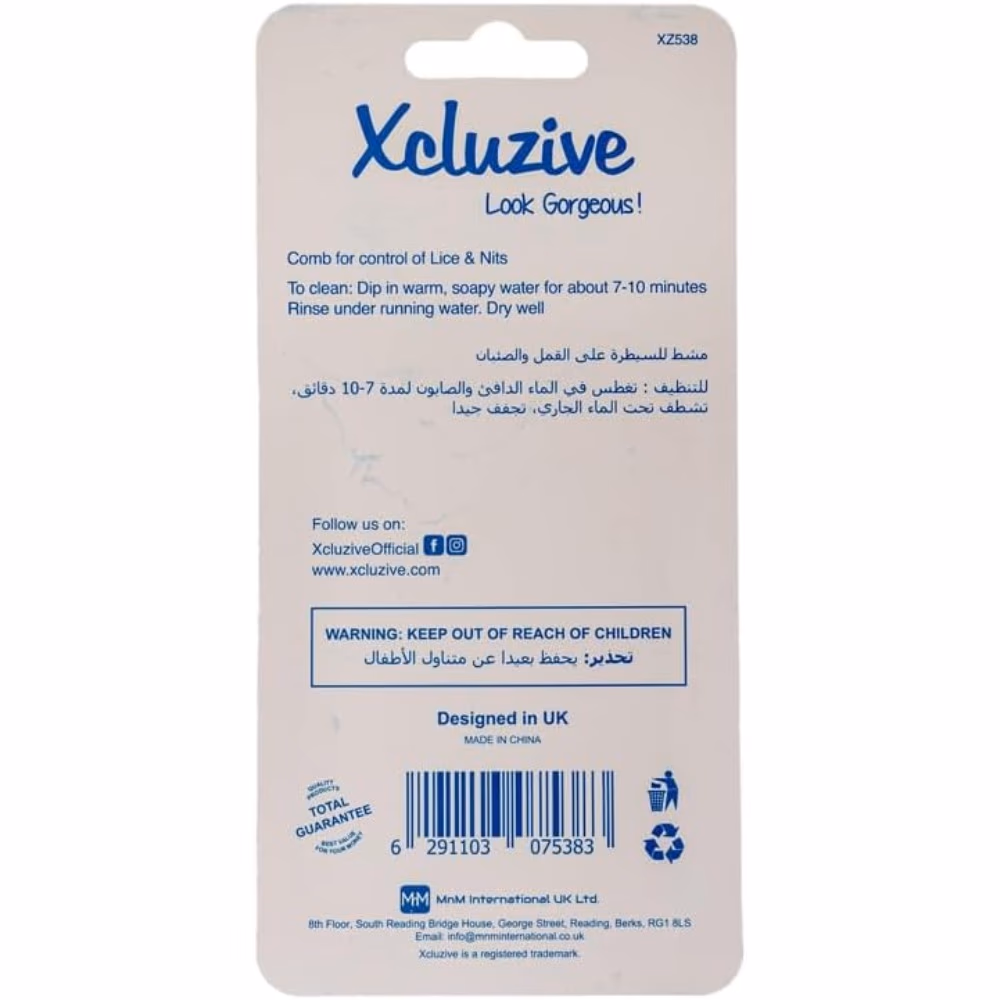 Xcluzive Lice & Nits Comb 3