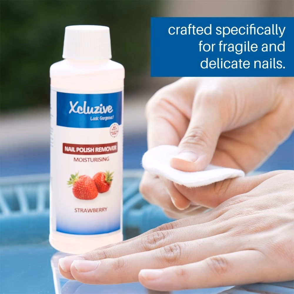 Xcluzive Nail Polish Remover Moisturising Strawberry 3