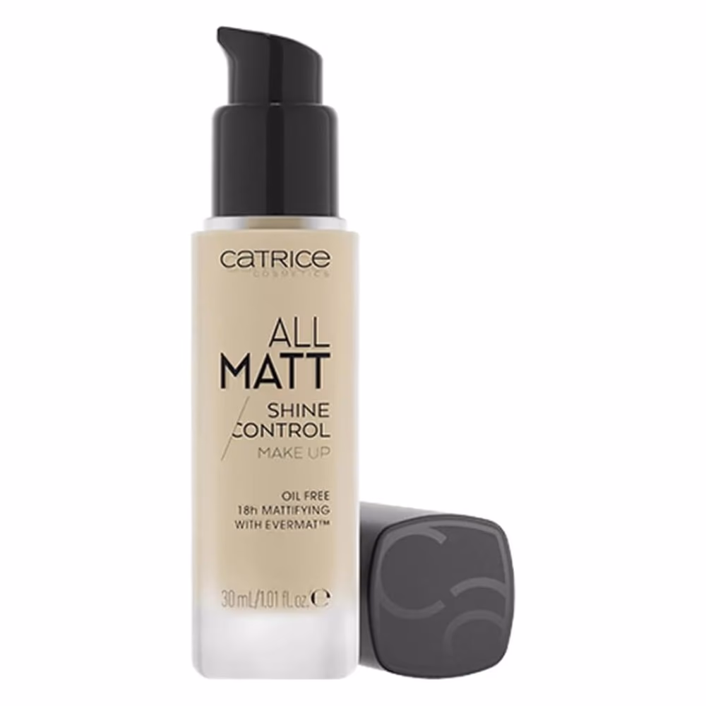 Catrice 020N All Matt Shine Control Neutral Nude Beige 30ml  3