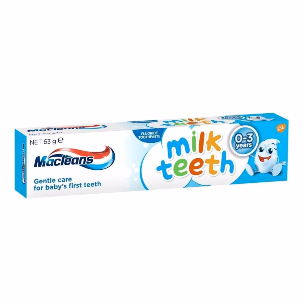 Macleans Milk Teeth Toothpaste 0-3 Years 63g  2