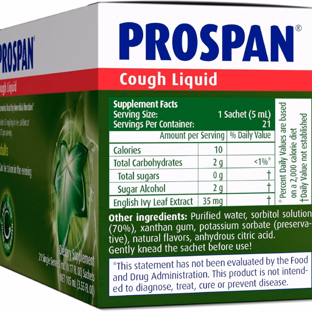 Prospan Cough Liquid Solution 5ml 21 Stick 3