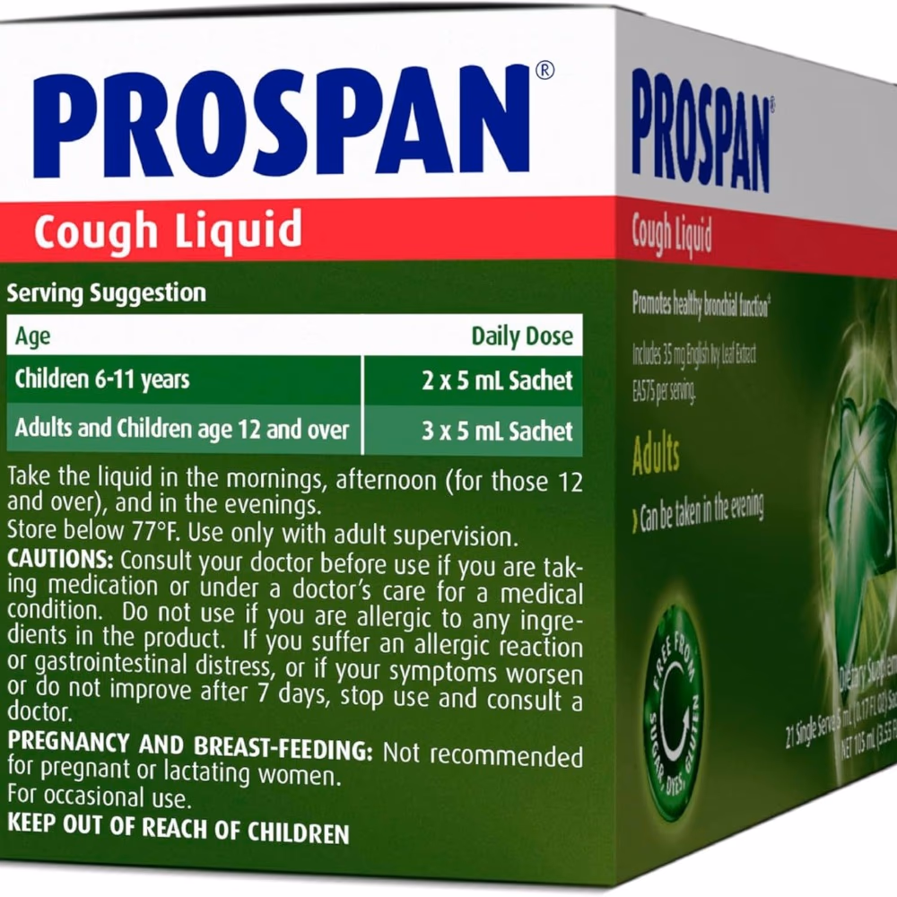 Prospan Cough Liquid Solution 5ml 21 Stick 4