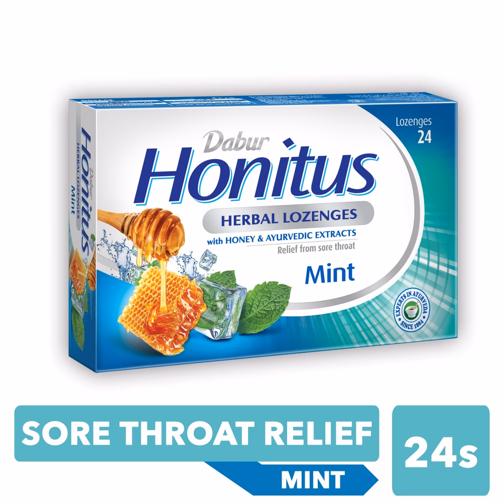 Dabur Honitus Herbal Lozenges Mint 24S 3