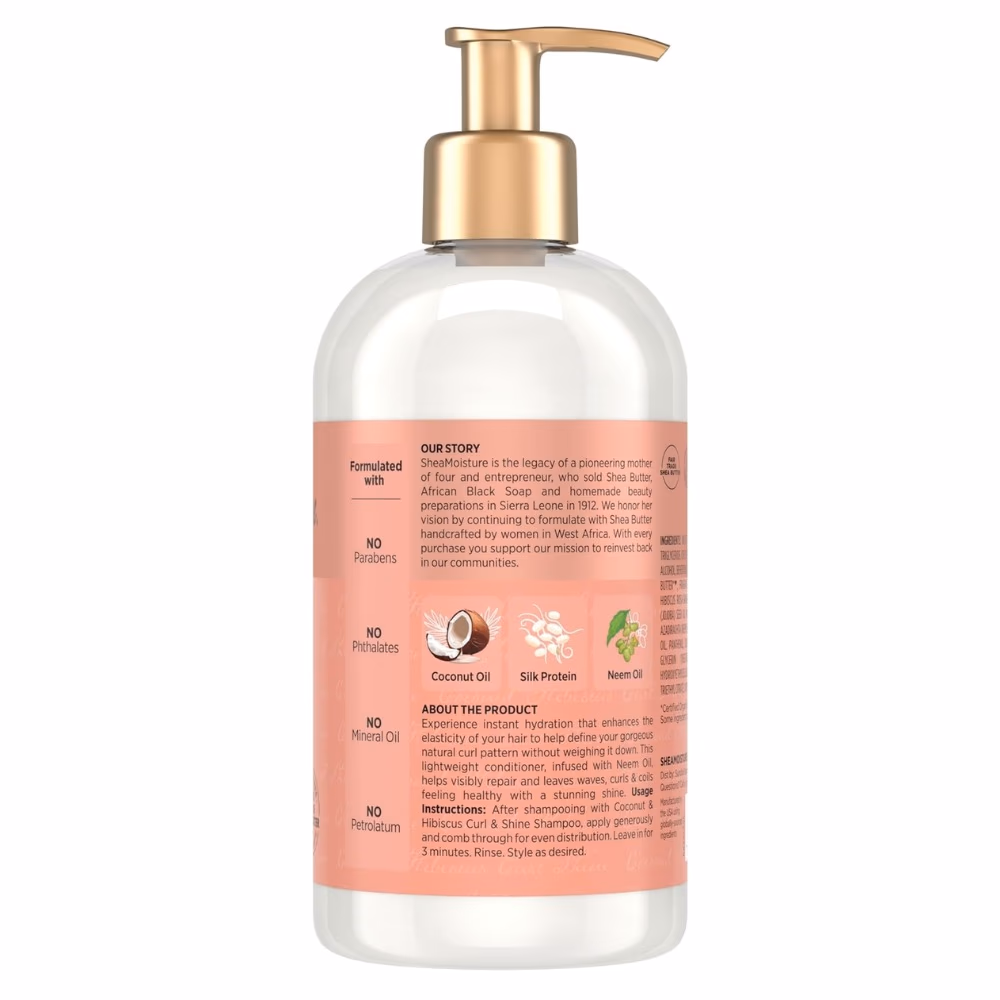  Shea Moisture Coconut Curl & Shine Conditioner 384ml 4
