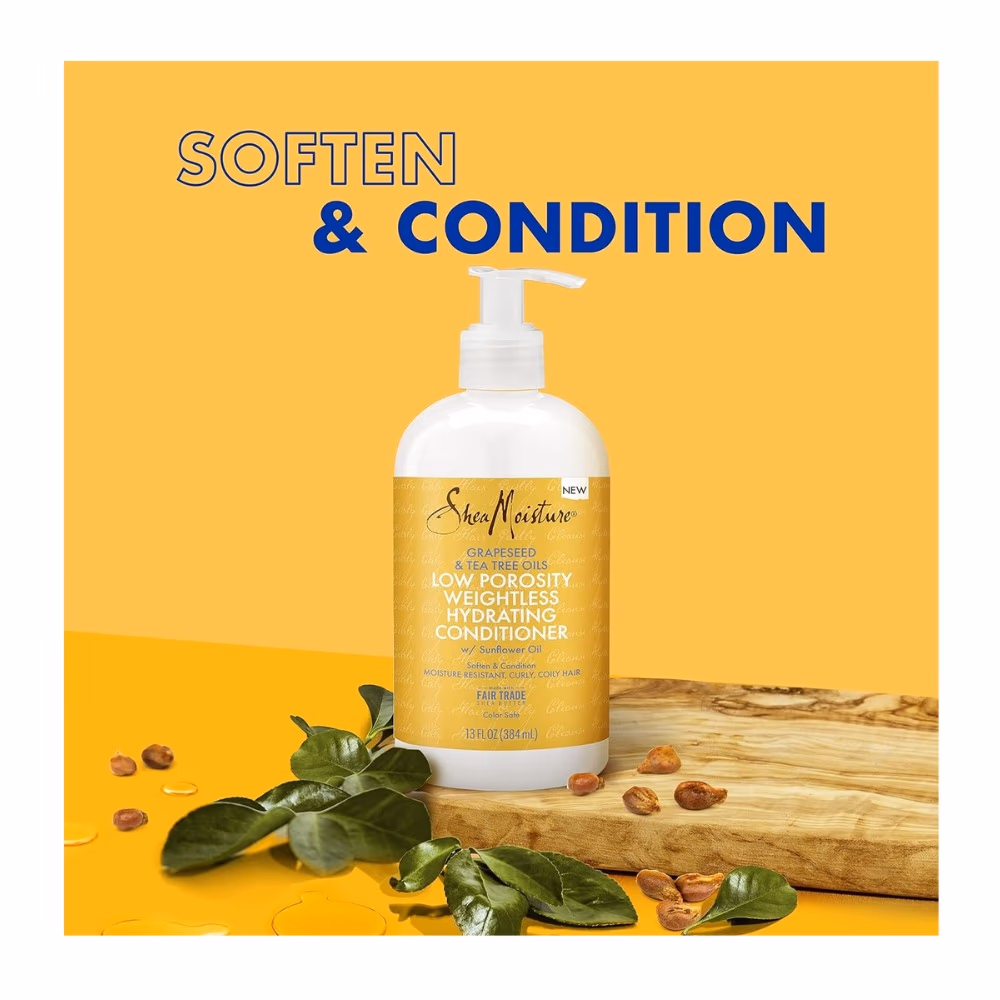  Shea Moisture Low Poro Weightless Hydrating Conditioner 384ml  3