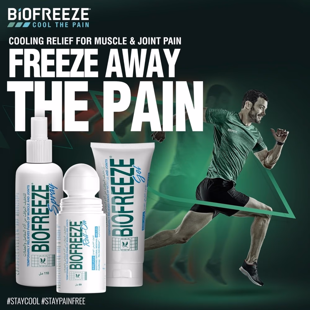 Biofreeze Pain Relief Spray 118ml 5