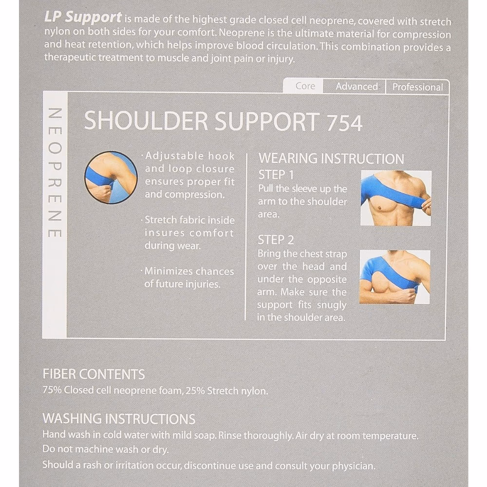 LP 754 Shoulder Support Large – Adjustable Compression Brace for Shoulder Stability & Injury Recovery 2