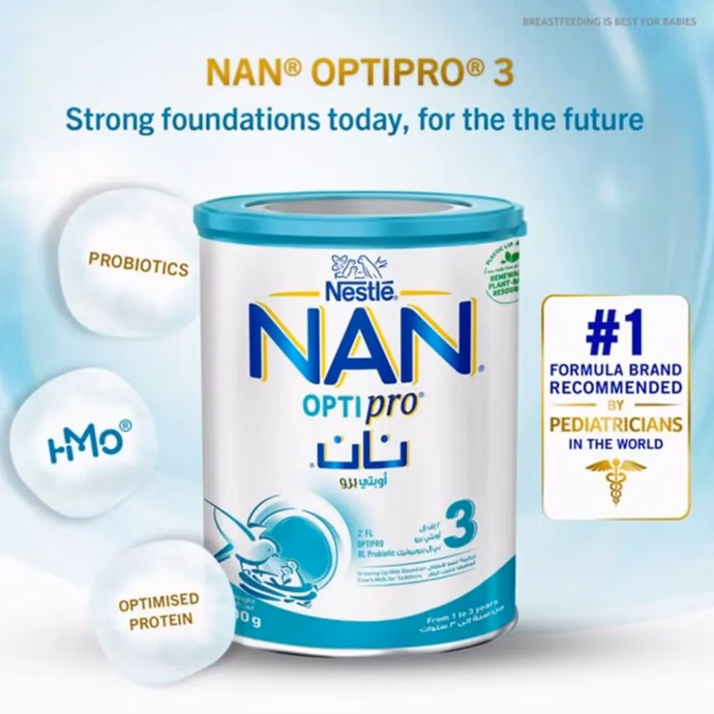 Nestle Nan Optipro stage 3 toddlers milk formula 800Gm 2