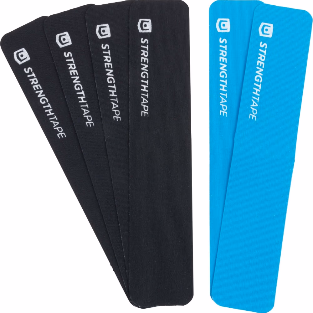 StrengthTape Kinesiology Knee Precut Strips – 6 Pack 5