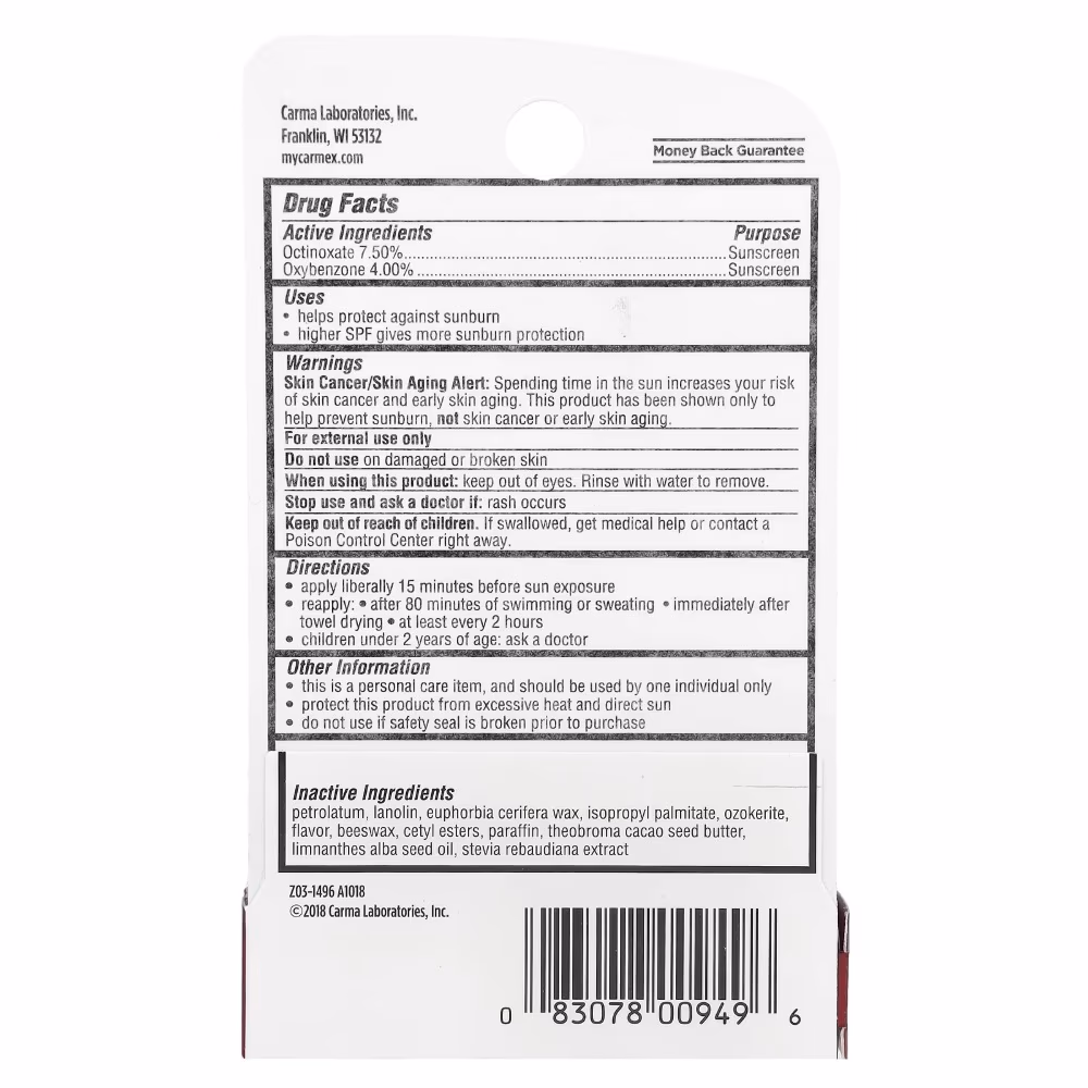 Carmex Daily Care Lip Balm SPF15 Fresh Cherry 4.25g 2