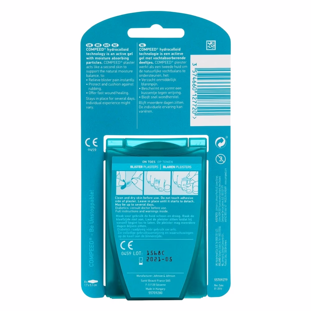 Compeed Toe Blister Plasters - Pack of 8 2