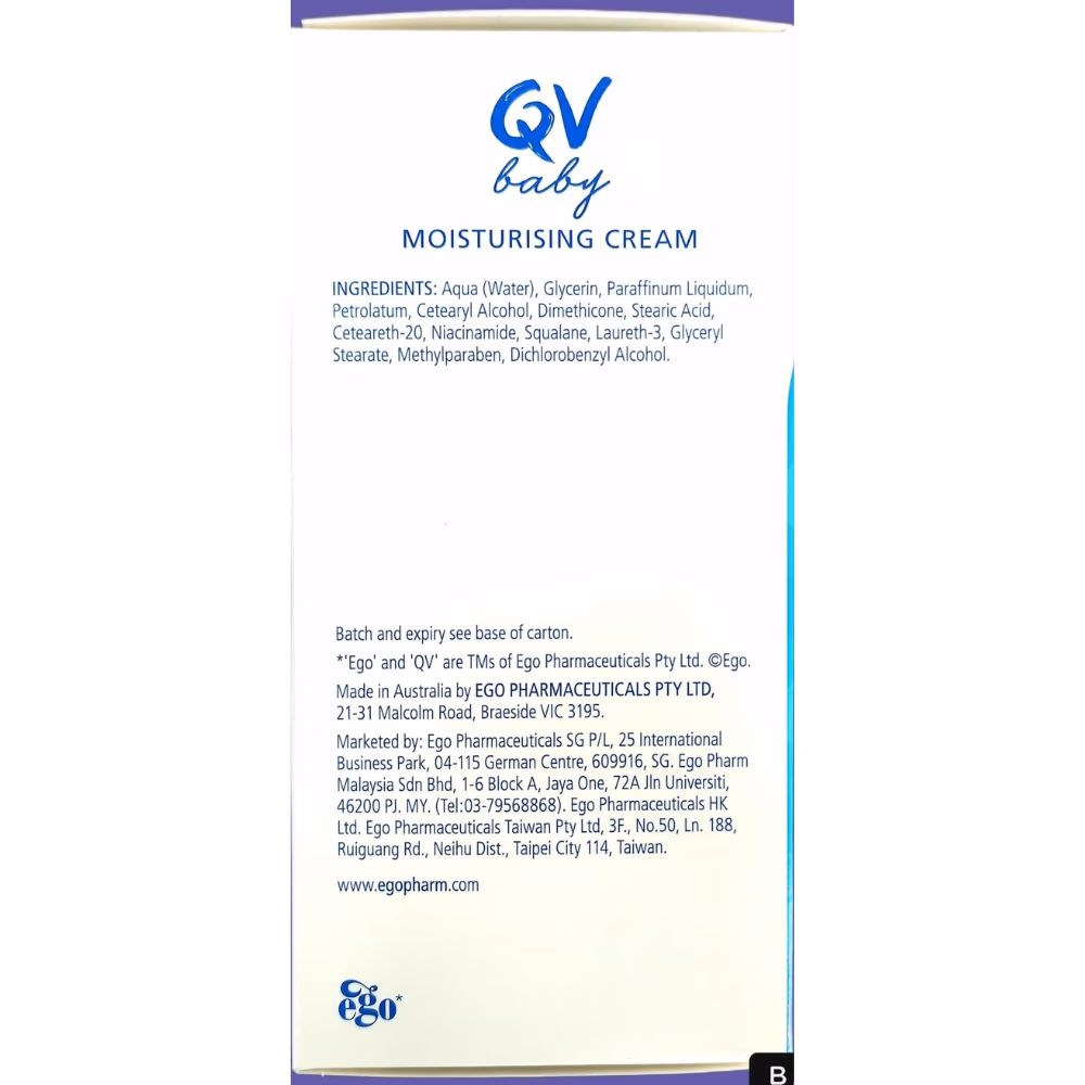 QV Baby Moisturising Cream 100g 3