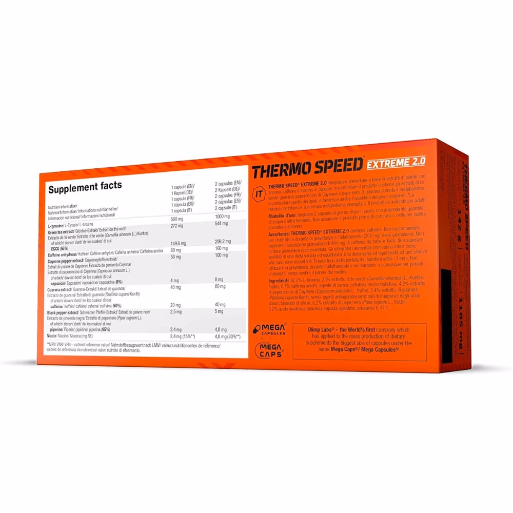 Olimp Thermo Speed Extreme Mega Caps 120 Capsules 2