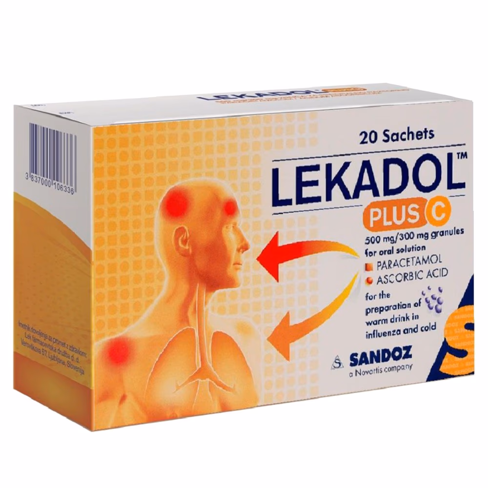 Lekadol Plus C Granules Sachets 20s 2