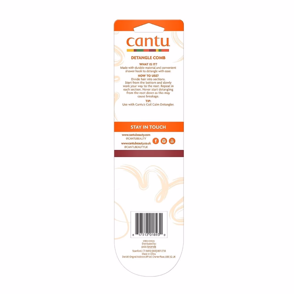 Cantu Sturdy Detangle Comb 8930 5