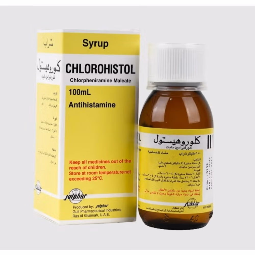 Chlorohistol 2mg/5ml Syrup 100ml 3
