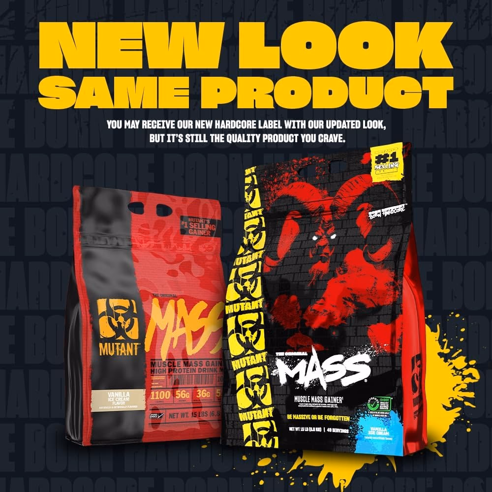 Mutant Muscle Mass Gainer Choco Fudge Brownie 15Lb 2