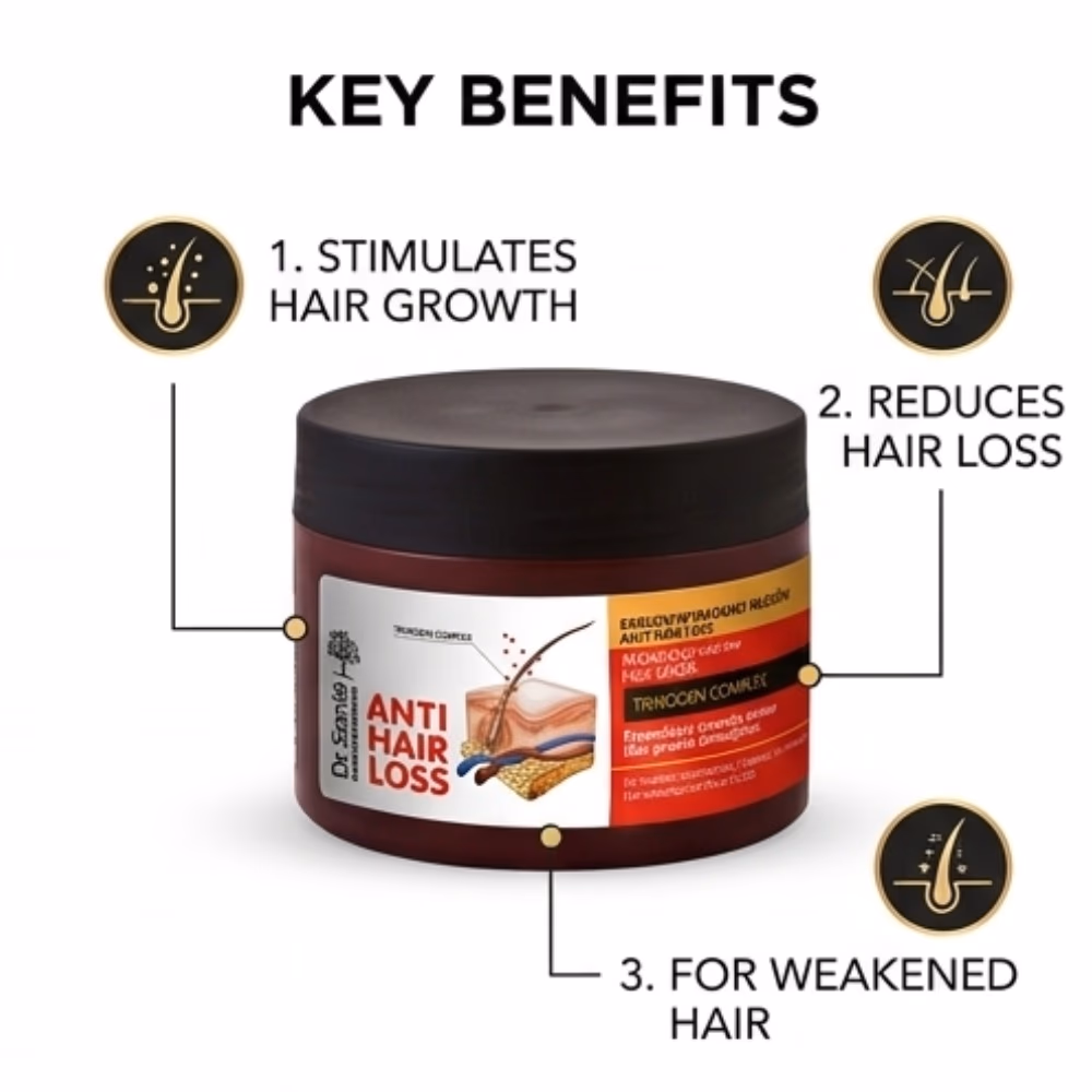 Dr. Sante Anti Hair Loss Hair Mask 300ml 3