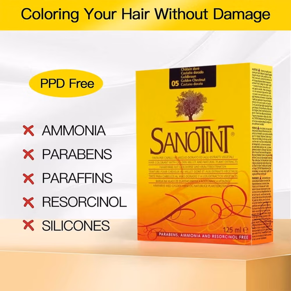 Sanotint Hair Color 05 Golden Chestnut 3