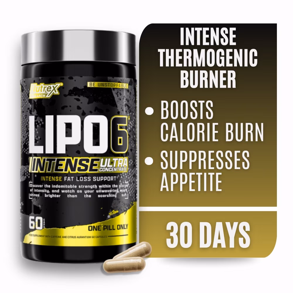 Nutrex Lipo‑6 Black Intense – 60 Fast‑Action Caps 2