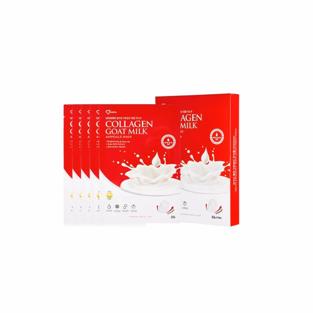 Diapia Collagen Goat Milk Ampoule Mask 33g 4