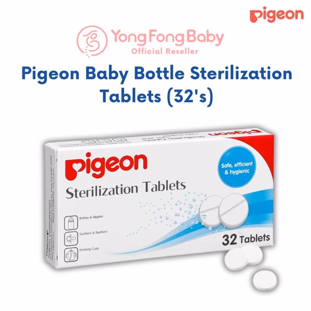 Pigeon Baby Bottle Sterilizing Tablets – 32 Tabs 4