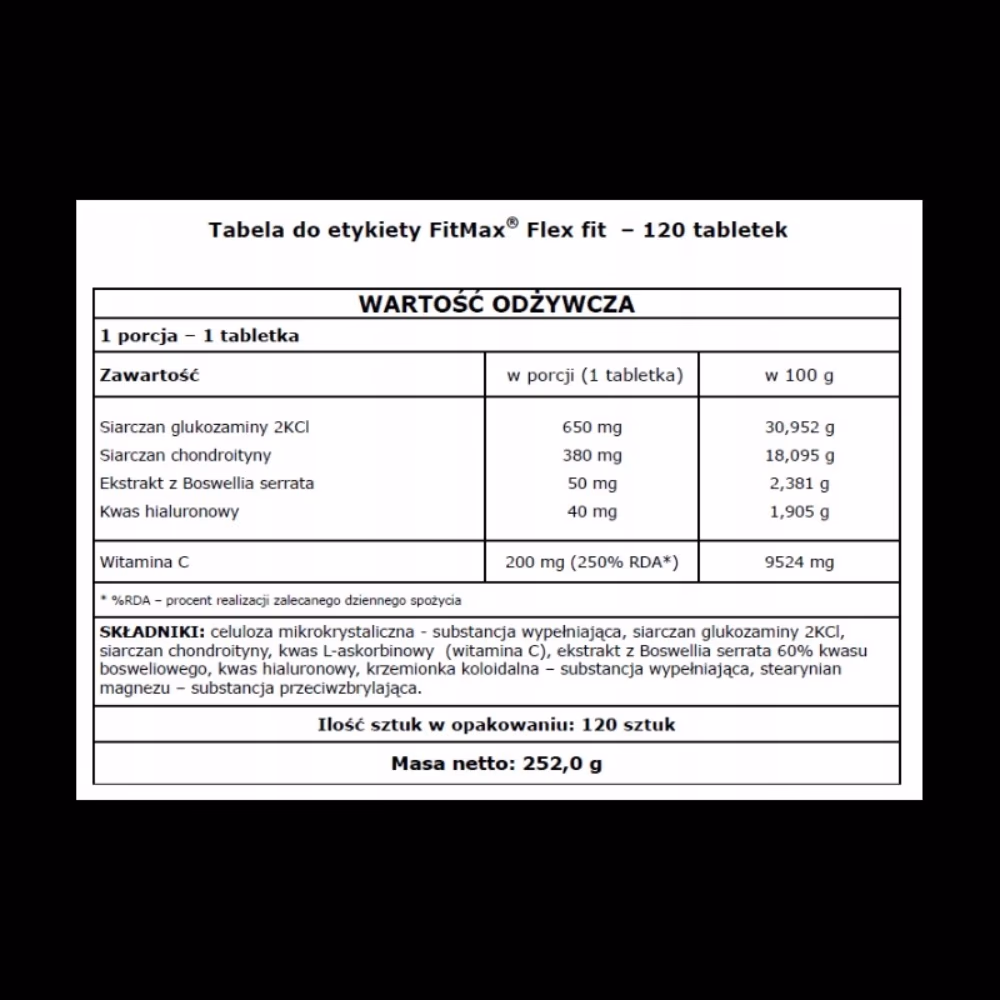 FitMax Flex Fit - 120 Capsules 2