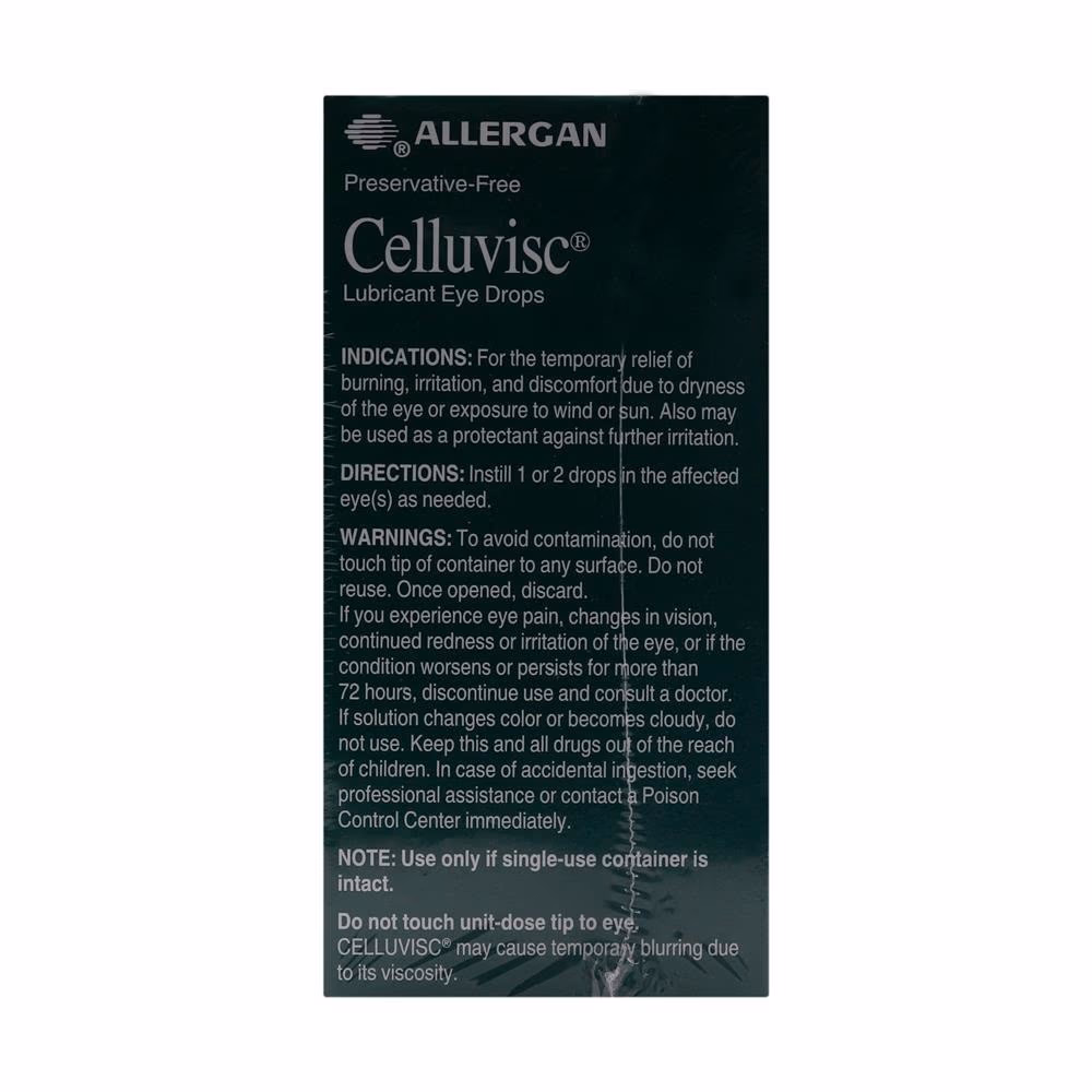 Allergan Celluvisc Lubricant Eye Drops - 0.4ml 4