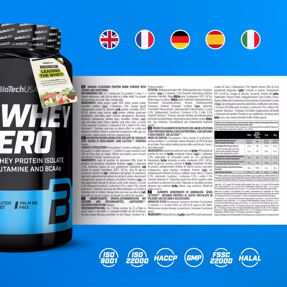 BiotechUSA ISO Whey Zero Pineapple Mango 908GM 2