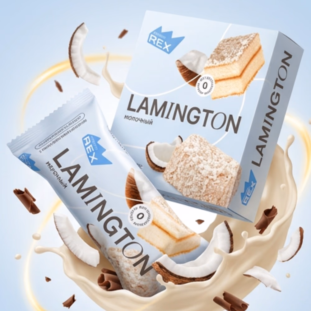Rex Protein Cake Lamington 40g 3