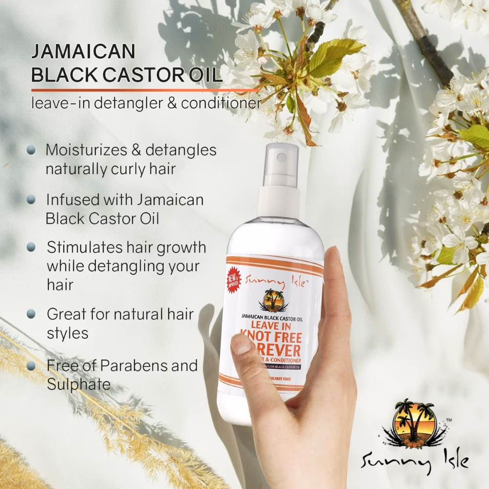Sunny Isle Leave-In Knot Free Forever Conditioner 8oz 2