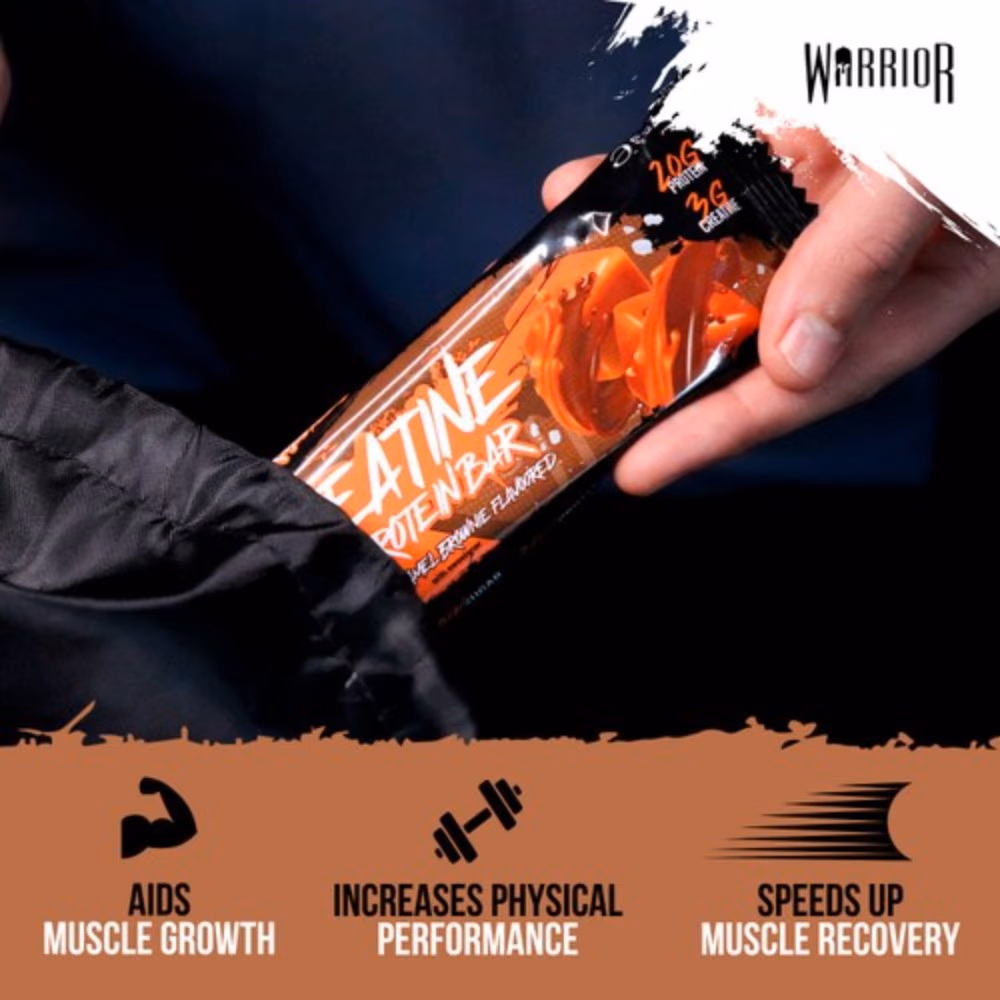 Warrior Creatine Bar Salted Caramel Brownie 75g 3