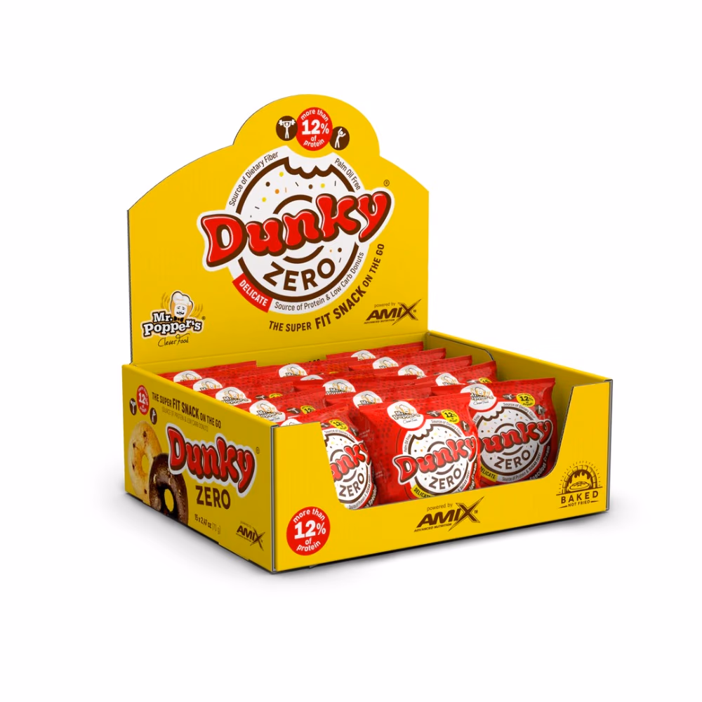 Mr. Poppers Dunky Zero – Dark Donut with Speculoos Cream, 70g 3