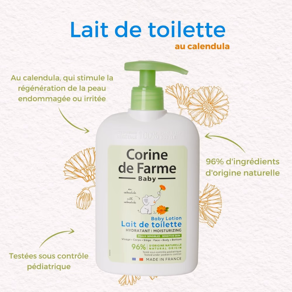 Corine De Farme Baby Natural Origin Lotion 500ml 3