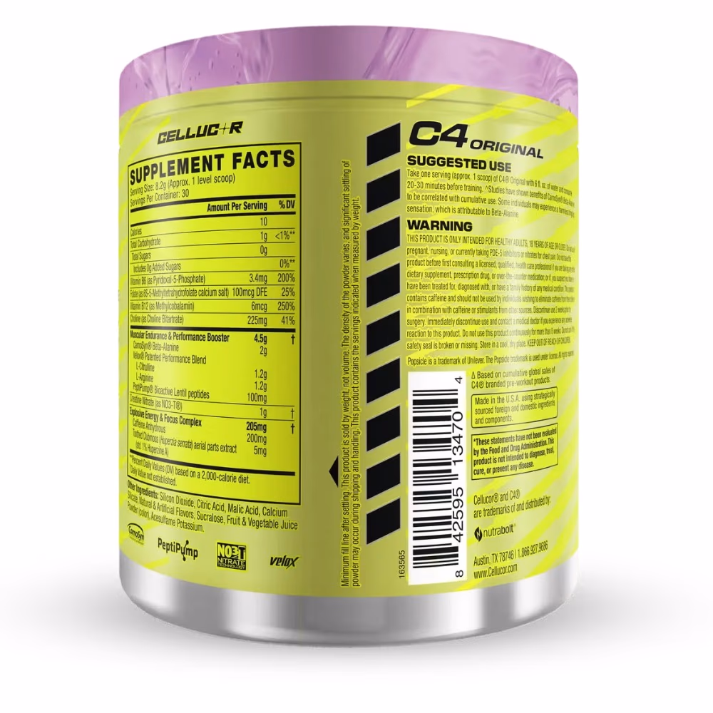 Cellucor C4 Original Grape 30 Servings 3