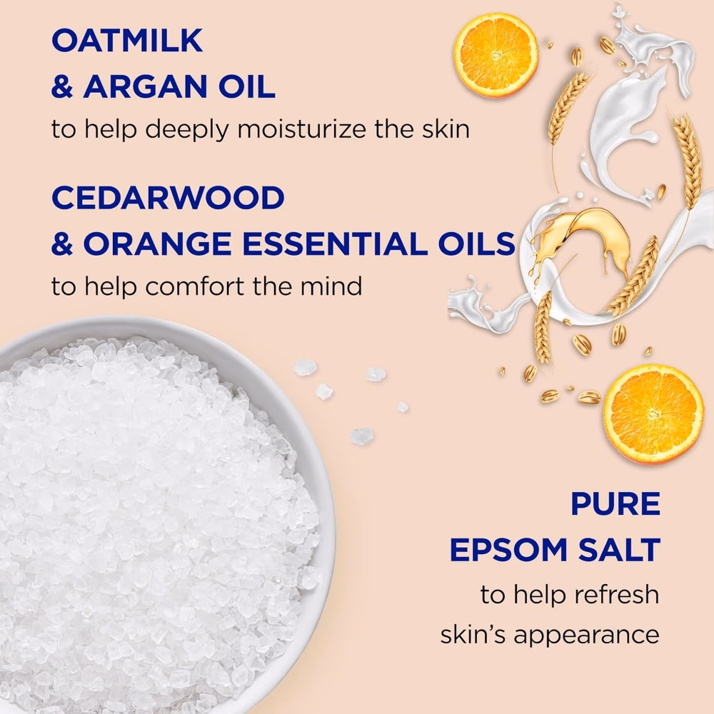 Dr Teal's Epsom Salt Soaking Solution with Oat Milk & Argan Oil, 1.36kg 2