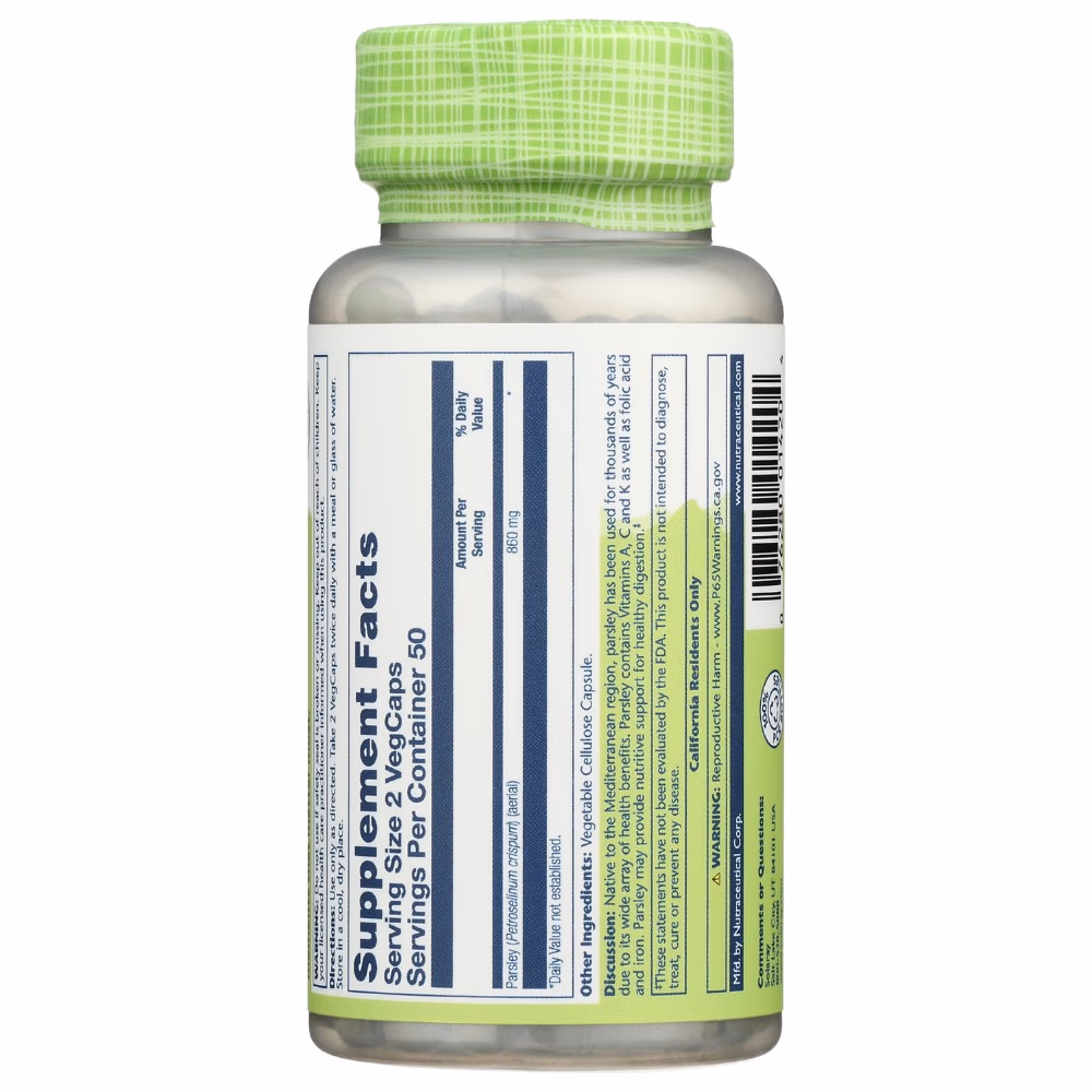 Solaray Parsley Leaf 860mg 100 Veg Caps 3