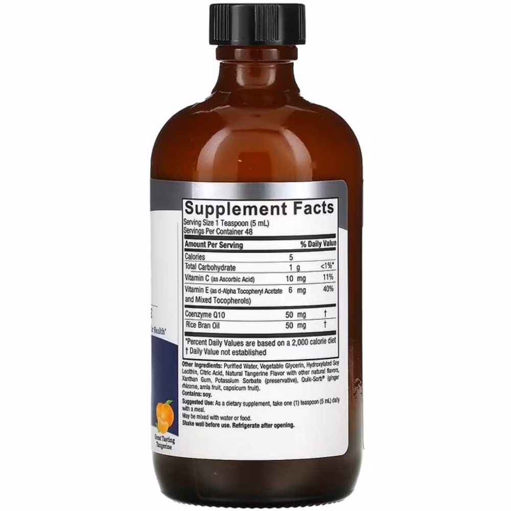 Natures Answer Liquid CO-Q10 with Vitamins C &amp; E 120ml-Tangerine Flavor 2